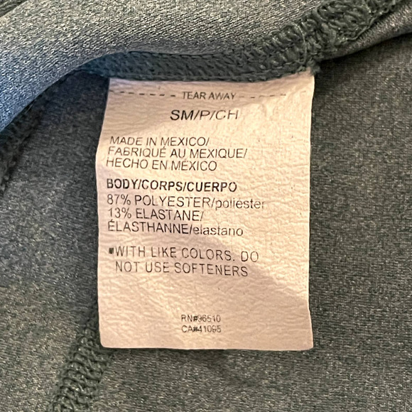 Under Armour Compression Heat Gear Leggings - Heathered Green - Size Small - Picture 6 of 6